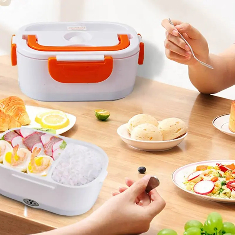 Boîte Repas Chauffante Electrique en Inox