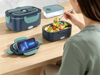 Boîte Repas Chauffante Electrique en Inox